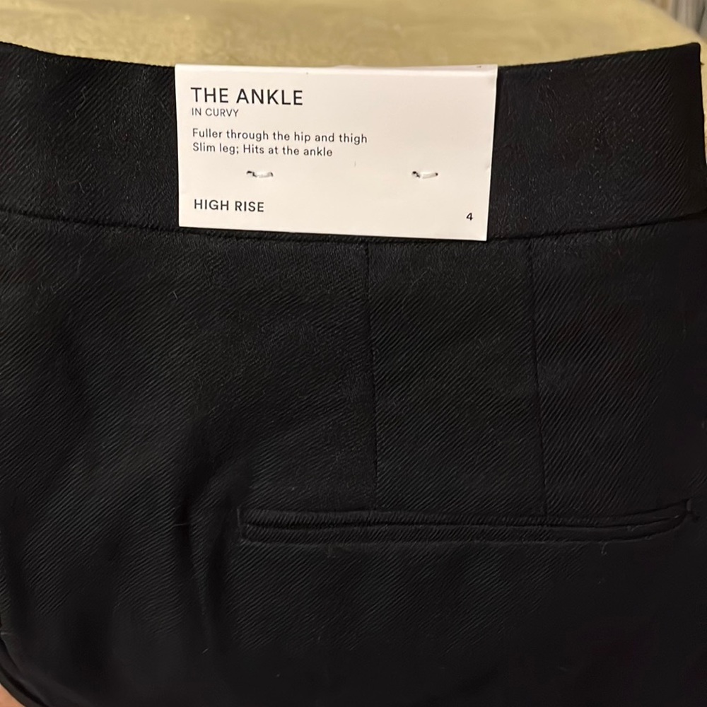 Ann Taylor Ankle pant - linen Curvy Fit